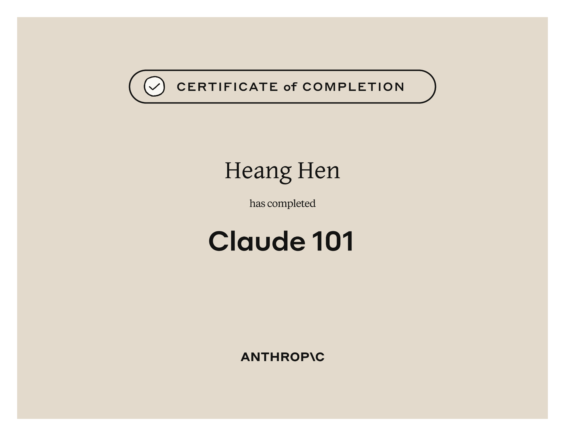 Claude 101 from Anthropic