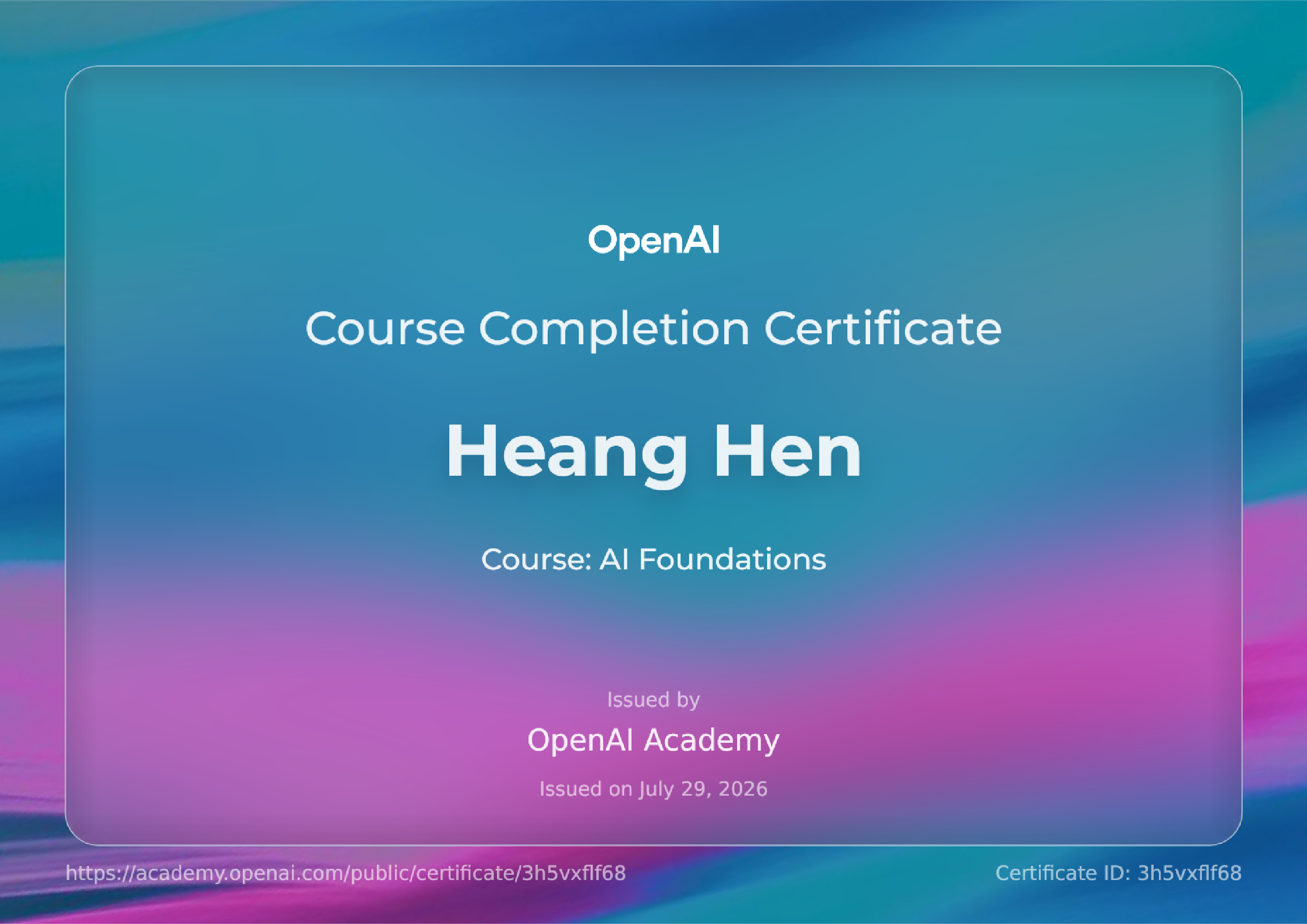AI Foundations from OpenAI Academy